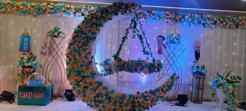 Naming ceremony decoration in Chhatrapati Sambhajinagar
